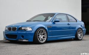 BMW M3 Coupe Laguna Seca Blue by EAS on Titan7 Wheels (T-S7) 2019 года